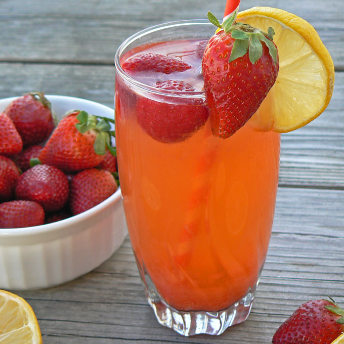 Sugar-Free Strawberry Lemonade