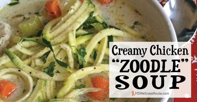 Creamy Chicken Zoodle Soup