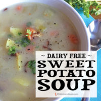 Dairy Free Sweet Potato Soup