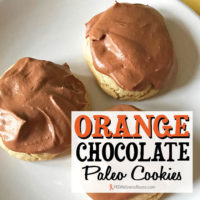 Orange Chocolate Paleo Cookies