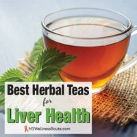 Herbal tea with overlay: Best Herbal Tea for Liver Health