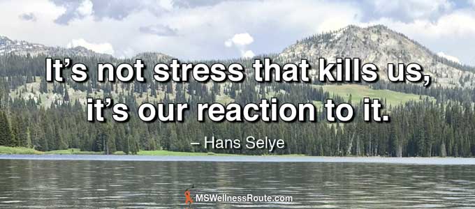 It’s not stress that kills us, it's our reaction to it.
