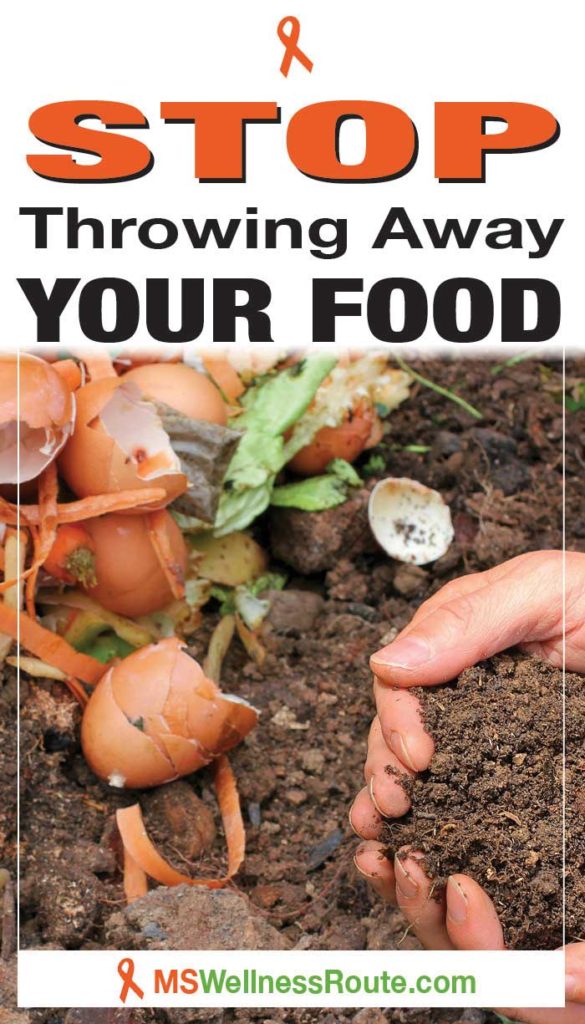 Edible food scraps with headline: Stop Throwing Away Your Food